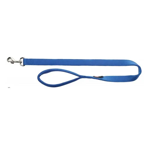 TRIXIE Hundeleine Premium XS - 1,20 m, 10 mm in royalblau, stabile und strapazierfähige Leine mit neoprengepolsterter Handschlaufe für kleine Hunde