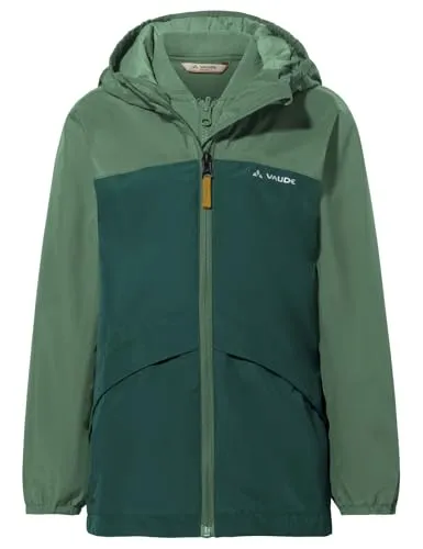 VAUDE 3-in-1-Funktionsjacke Kids Escape 3in1 Jacket - Funktionsjacke für Kinder, vielseitig einsetzbar im Alltag, Waldkindergarten und beim Wandern, winddicht und wasserdicht für optimalen Schutz.