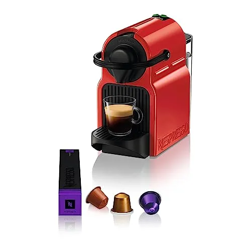Nespresso Kaffeekapselmaschine Krups XN1005 INISSIA Rot in rot von Nespresso