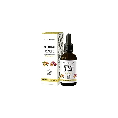 BOTANICAL RESCUE Haarserum 50 ml - Multifunktionales Haarserum für geschädigtes Haar, angereichert mit 12 botanischen Ölen für außergewöhnliche Weichheit und Glanz. Ideal für alle Haartypen und als Hitzeschutz.