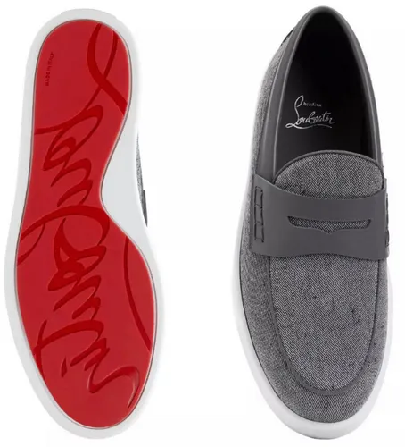 CHRISTIAN LOUBOUTIN Paqueboat Loafers - Elegante Sneaker für Herren - Designer Sneaker aus hochwertigem Leinen und Leder, atmungsaktiv und handgefertigt, ideal für Freizeit und Sport. Ein Must-have für stilbewusste Männer.