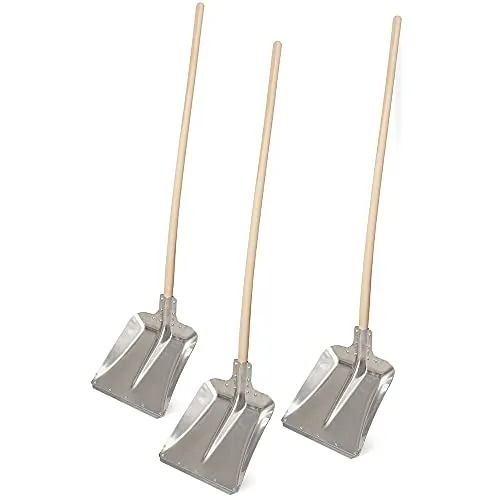 BRB 3X Alu-Randschaufel mit Stiel, Länge 1300 mm, Holzstiel aus Esche