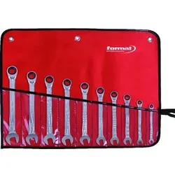 Ringratschenschlüssel-Satz 8-24mm, 10-teilig von FORMAT