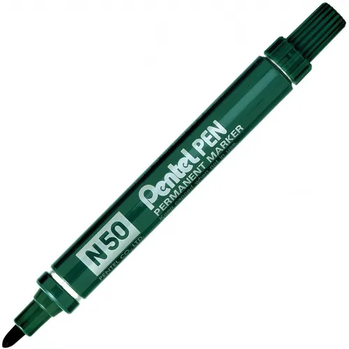 Pentel N50 Permanent Marker Grün Leicht 1 Stück -  Neu