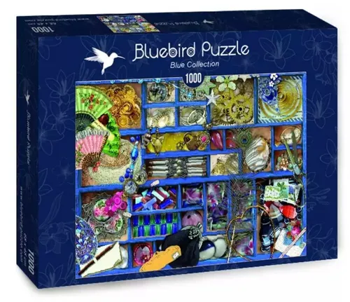Puzzle 1000 Niebieska kolekcja Bluebird 3663384704819