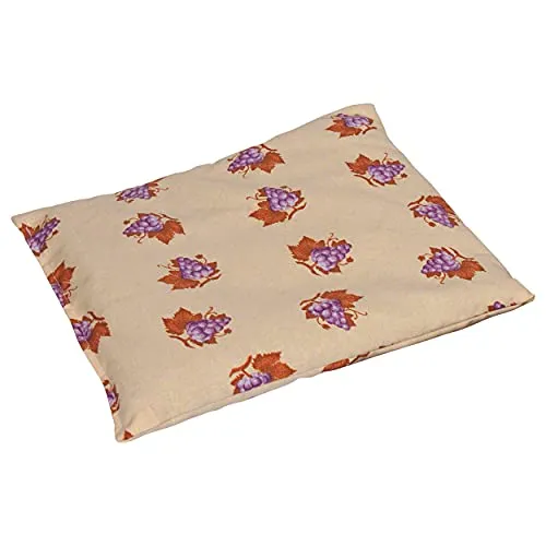 Sport-Tec Traubenkernsäckchen mit Baumwollbezug, Traubenkernkissen, Wärmekissen, 20x30 cm