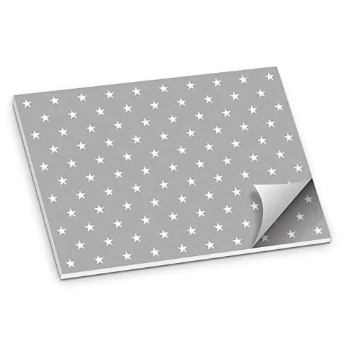 itenga Tischset Platzset Sterne aus Papier I DIN A3 50 Blatt I ideal als Gedeckunterlage an Weihnachten oder der Vorweihnachtszeit