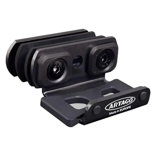 Artago K400 Universal Halterung für Motorrad Bremsscheibenschloss 30X14 und 30X10, zur Befestigung an Fußrasten-V-Bars