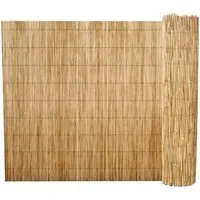 vidaXL Schilfrohrmatte 5x1 m Sichtschutz - Hochwertige Schilfmatte für Garten und Terrasse, ideal als Sichtschutz und zur Schaffung einer tropischen Atmosphäre.