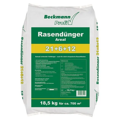 Beckmann 18,5 kg Areal Rasendünger 21+6+12 von Beckmann