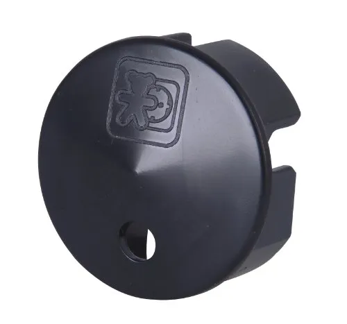 Kopp 320605082 Sicherheitsabdeckung für Steckdose, schwarz
