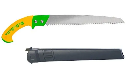 Royal Gardineer Baumsäge: Handsäge mit Grobzahnung & Holster, 30-cm-Sägeblatt, 65Mn-Carbon-Stahl (Baumsäge Handsäge, Sägen, Sägeblätter)