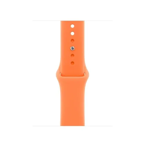 Apple Sportarmband für Smartwatch in Orange - Sportliches Armband aus robustem Fluor-Elastomer, ideal für aktive Nutzer. Passend für die Apple Watch 40 mm, bietet es Komfort und Stil in einem.