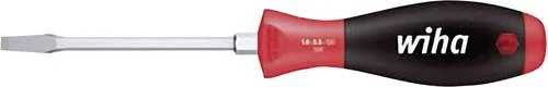 Wiha Werkstatt Schlitz-Schraubendreher 14mm - Profiqualität - Schraubendreher mit 14mm Klingenbreite und 250mm Klingenlänge, ideal für präzise Arbeiten dank robustem Sechskantansatz.