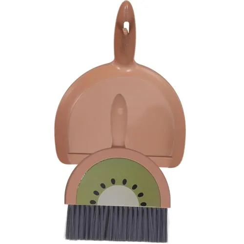 BOBOZHONG Mini Kehrschaufel und Bürsten Set, Kleiner Besen und Kehrschaufel Reinigungsset,Portable Tischbürste Tisch Crumb Kehr Besen mit weichen Borsten zum Reinigen von Tischplatte