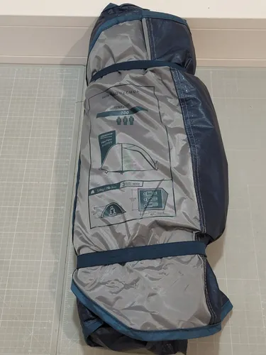 Quechua MH100 3P Campingzelt Kuppelzelt 3 Personen Grau von Quechua