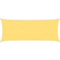 vidaXL Sonnensegel 160 g/m² Beige 2x5 m - Sonnenschutz für Garten, Terrasse oder Balkon mit 90% UV-Schutz, schimmel- und UV-beständig. Einfach anzubringen durch Edelstahlverschlüsse und Seile.