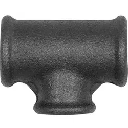 Riegler T-Stück 130, red., Rp 3/4, Rp 1/2, Rp 3/4, Temperguss schwarz