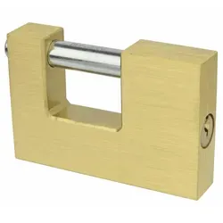 Brüder Mannesmann Vorhängeschloss Messing 60 mm