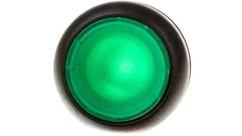 Eaton Leuchtdrucktaste M22S-DRL-G - Steckverbinder Zubehör, IP67/IP69K Schutzart für höchste Zuverlässigkeit, flacher grüner Drucktaster mit verrastender Schaltfunktion.