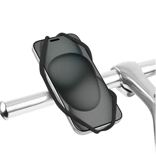 BONE Handyhalterung Fahrrad Bike Tie 5 Lenker – Silicone Stoßdämpfung, Universelle Halterung für Smartphones 4,7