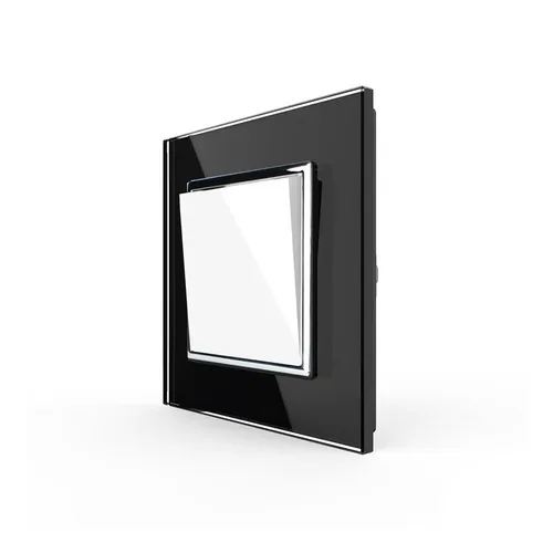 LIVOLO Wipp-Lichtschalter und Wechselschalter VL-C7K1-COLOUR schwarz/weiß