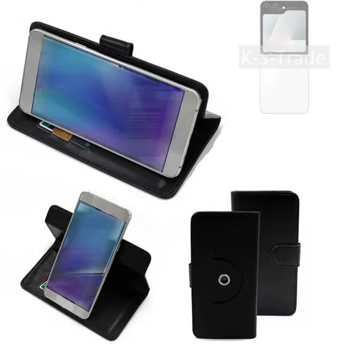 360° Schutzhülle für Samsung Galaxy Z Flip7 FE Wallet Case Universal schwarz
