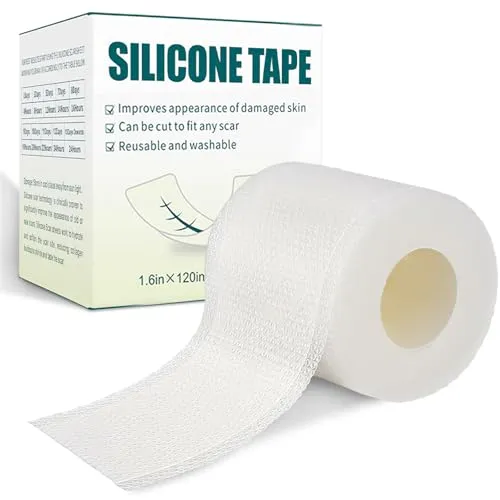 Silikon Narbenpflaster, Transparente Narbenblätter zum Aufkleben,Silikonpflaster Für Narben,Wiederverwendbares Wasserdichtes Silikonband zur Hautpflege,Diskret&Atmungsaktiv,für Narben aller Art﻿