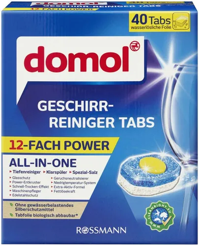 domol Spülmaschinentabs 40 St. – 12-fach Power