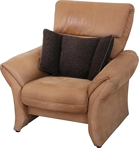 Erwin Müller Sesselkissen aus Schurwolle in Braun in braun von Erwin Müller