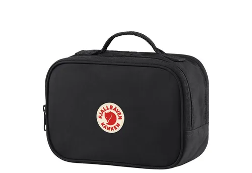 Fjällräven Kanken Toiletry Bag - Praktischer Kulturbeutel in Schwarz - Reisetaschen, stilvoller Kulturbeutel mit viel Stauraum für alle Ihre Toilettenartikel, ideal für Reisen und den Alltag.