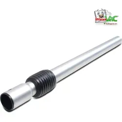 MisterVac Staubsaugerrohr Teleskoprohr kompatibel mit Philips FC 9321/09 PowerPro Compact - Silber/Schwarz