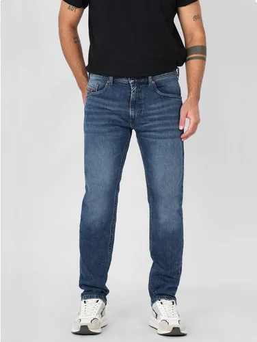Diesel Slim-fit-Jeans THOMMER-R R07XR - Blau, Länge 32 - Moderne Slim-fit-Jeans aus hochwertiger Baumwolle mit Stretchanteil für hohen Tragekomfort. Perfekt für legere Anlässe und vielseitig kombinierbar.