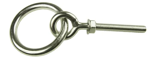 Ringschraube mit Ring, Edelstahl V4A, M6 6x85, Ringbolzen / Augbolzen, metrisch