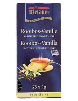 Meßmer Profiline Rooibos Vanille Tee aromatisiert 25 Teebeutel
