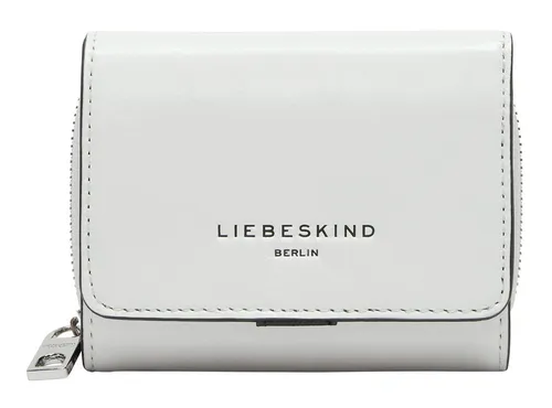Liebeskind Berlin Geldbörse Paris 4 Paper Touch Crinkle mit RFID-Blocker - Elegante Geldbörse in Arctic (weiß) aus hochwertigem Rindsleder, mit RFID-Blocker für sicheren Schutz Ihrer Karten und praktischer Fächeraufteilung.