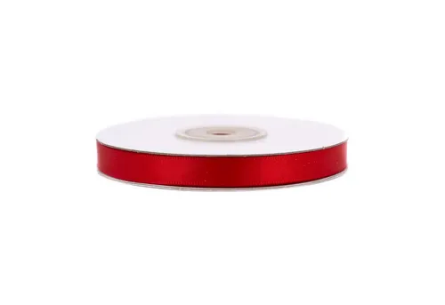 Creativery Satinband, Doppelseitiges Satinband 10mm x 20m Rolle Rot
