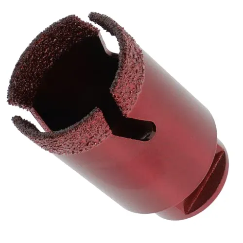 PRODIAMANT Speedmaster Fliesenbohrer 40 mm Profiqualität für Winkelschleifer zum bohren Fliese Feinsteinzeug und Naturstein Lochsäge mit M14 Aufnahme