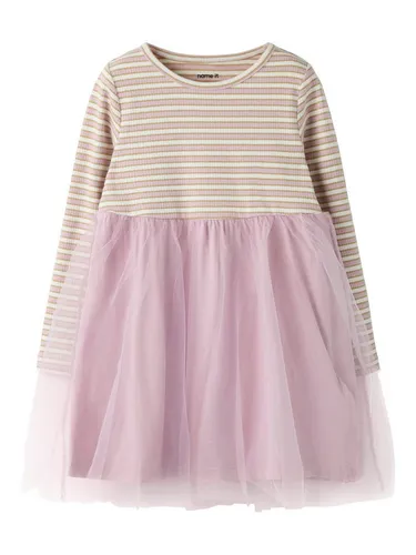 Name It Minikleid NMFTAIAS LS TULLE DRESS in pink von NAME IT