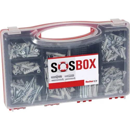 fischer SOS-Box S / FU + S 533629 Universaldübel-Sortiment, 210 St.