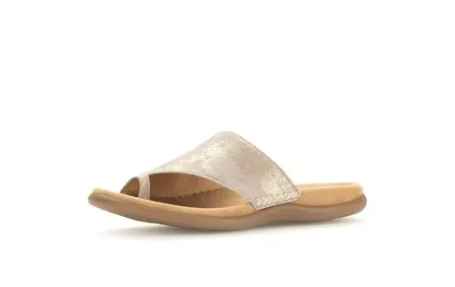 Gabor Damen Pantoletten – Bequeme Slip-ons für den Sommer in gold von Gabor
