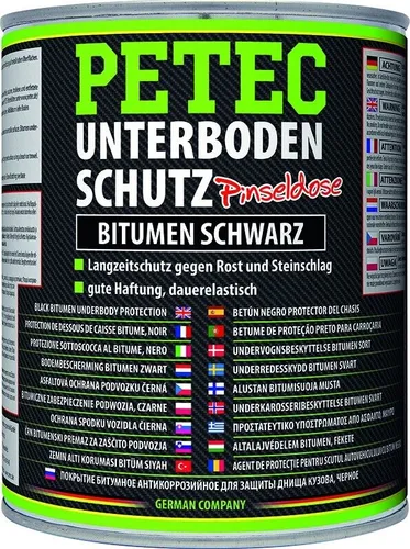 Petec Unterbodenschutz UNTERBODENSCHUTZ BITUMEN, PINSELDOSE,  SCHWARZ 73100