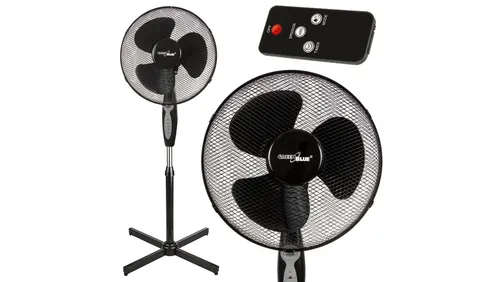 GreenBlue GB580 Fußventilator mit Fernbedienung - Trenn- & Lastschalter, ideal für effiziente Luftzirkulation und Komfort in jedem Raum.
