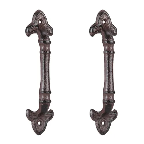 Möbelgriffe vintage Retro Türgriffe Gusseisen Schubladengriffe 4 Stück 200 g
