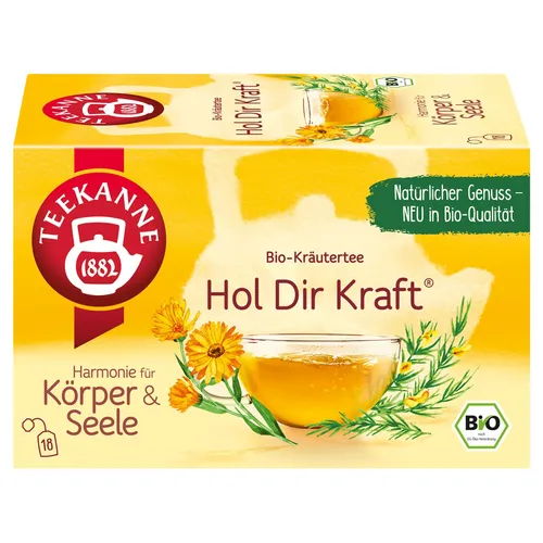 Teekanne BIO Kräutermischung Hol dir Kraft, 18 Teebeutel