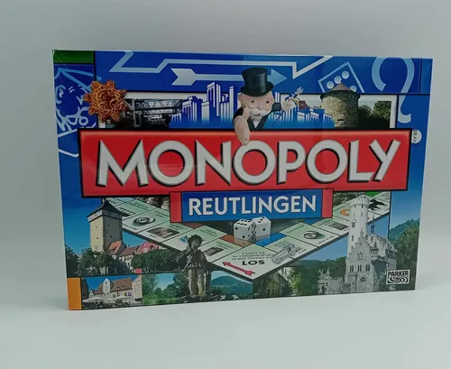 Produktbild PARKER MONOPOLY REUTLINGEN  NEU in FOLIE Schwäbische Alb Wilhemstrasse
