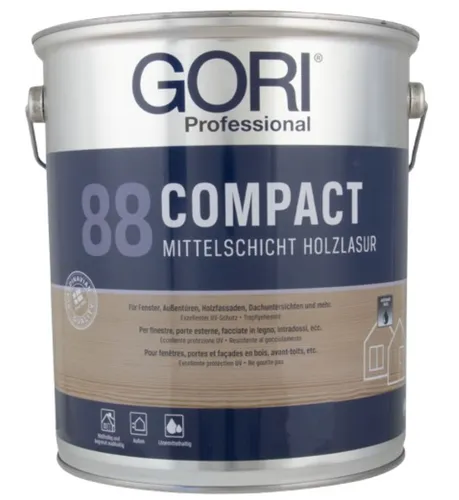 Gori 88 Compact Holz Lasur Eiche 7805, 5,00 Liter von Gori