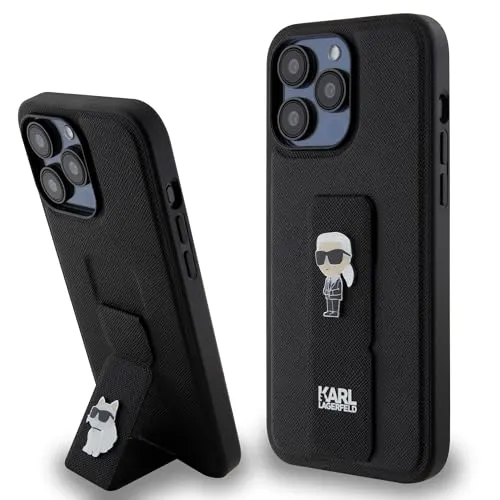 Karl Lagerfeld KLHCP15XGSACHPK Hülle für iPhone 15 Pro Max 6.7