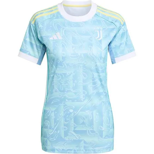 ADIDAS Damen Trikot Juventus Turin 25/26 Auswärts - Erlebe die neue Fußballsaison mit dem adidas Juventus Turin Trikot in stylischen Pastelltönen. Die feuchtigkeitsabsorbierende AEROREADY Technologie sorgt für hohen Tragekomfort, während die aufgestickten Details echte Fans begeistern.