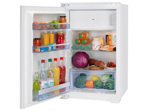 Oranier EKS308 Einbau-Kühlschrank mit Gefrierfach - Kühlschrank mit Abtauvollautomatik und 118 l Nutzinhalt, ideal für den integrierten Einsatz in Küchen mit einer Einbaunische von 88 cm.